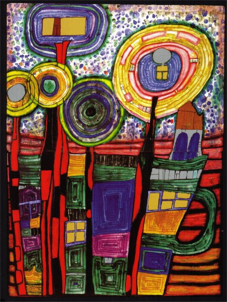 Friedensreich Hundertwasser картины