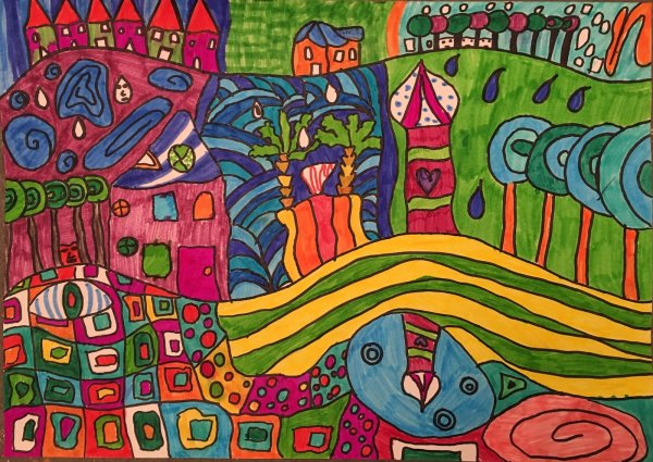 Хундертвассер картины с названиями