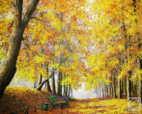 Осенние пейзажи художник Юргин Александр