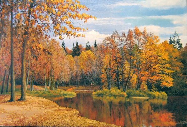 Петр Петровичев Нескучный сад.осень