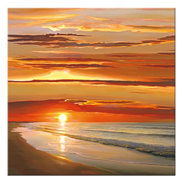 Закат живопись