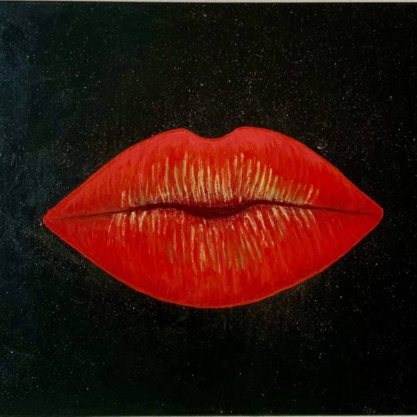 Губы картины художников
