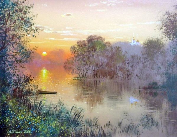 Художник Владимир Панич рассвет