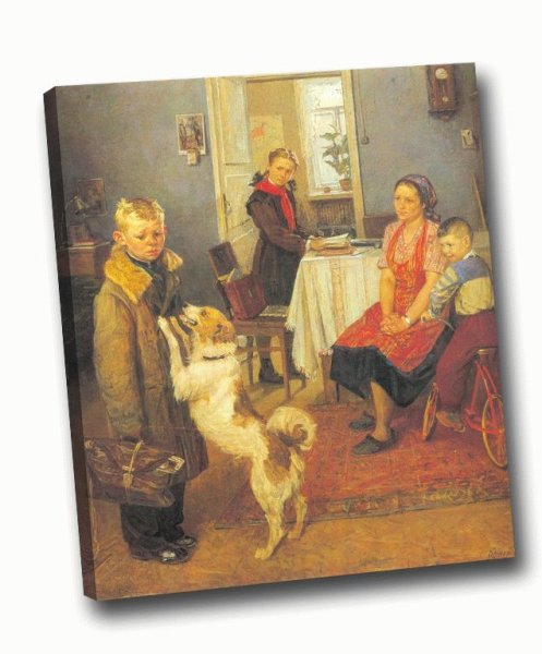 История создания картины опять двойка