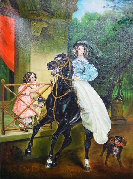 Всадница Карла Брюллова