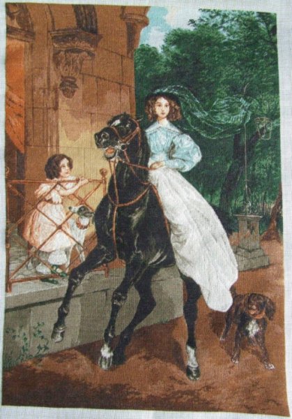 Всадница (к. Брюллов, 1832 г.)