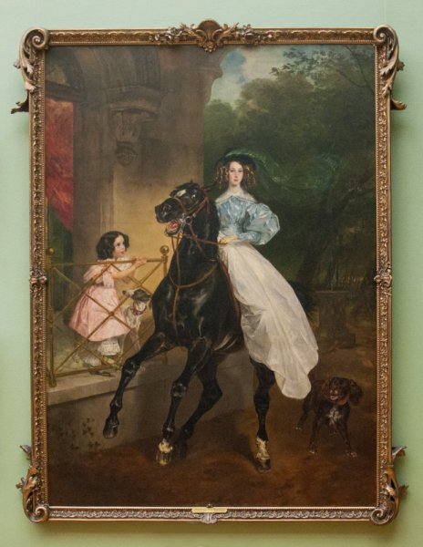 Карл Брюллов "всадница"