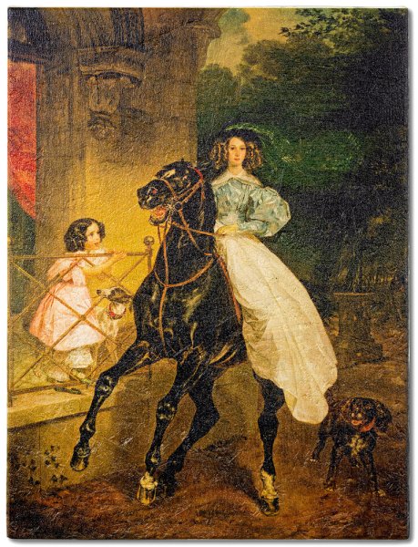 Брюллов незнакомка картина