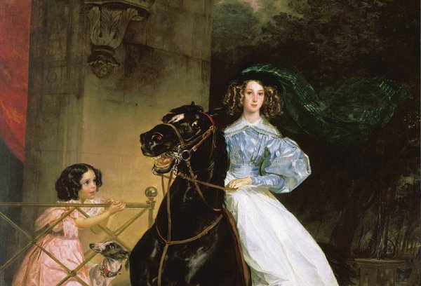 Карл Брюллов картины всадница