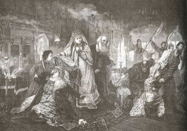 Мятеж Стрельцов в 1682 картина а и Корзухина 1882