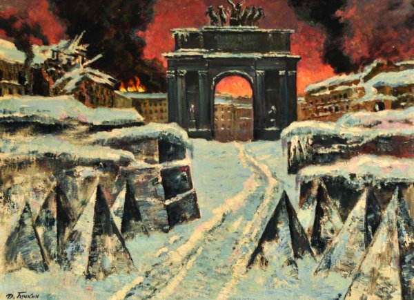 Ленинградская блокада в живописи