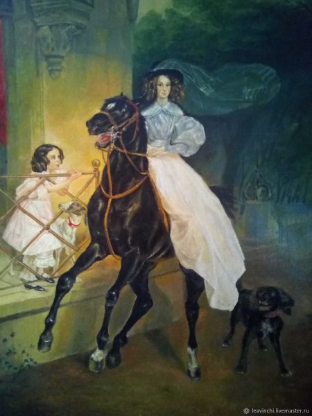 Карл Брюллов "всадница"