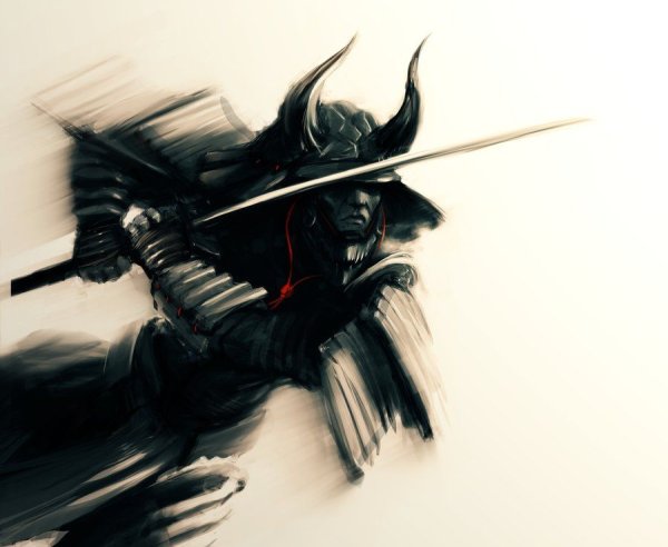 Самурай Ронин катана