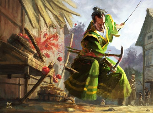 Самурай Ронин арт Япония