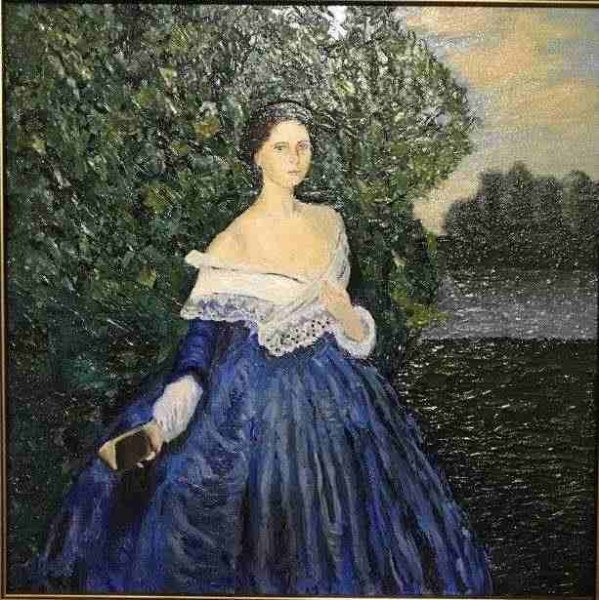 Константин Андреевич сомов дама в голубом