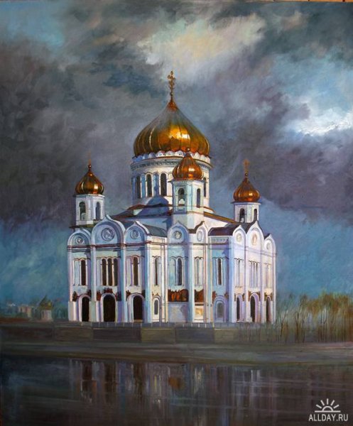 Церковь картина