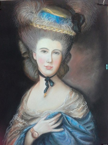 К. сомов «дама в голубом» (1897- 1900).