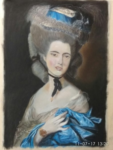 К. сомов «дама в голубом» (1897- 1900).