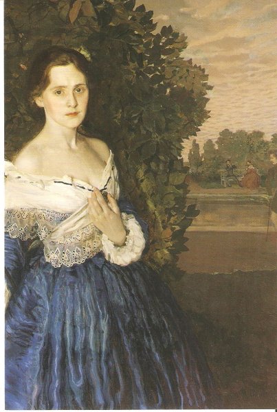 Константин Андреевич сомов дама в голубом