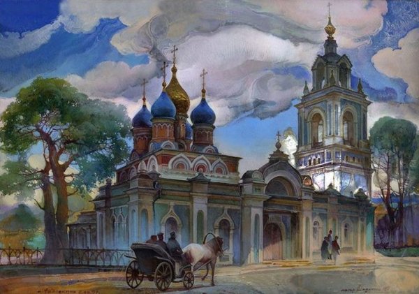 Троице-Сергиева Лавра. Федоскинская миниатюра