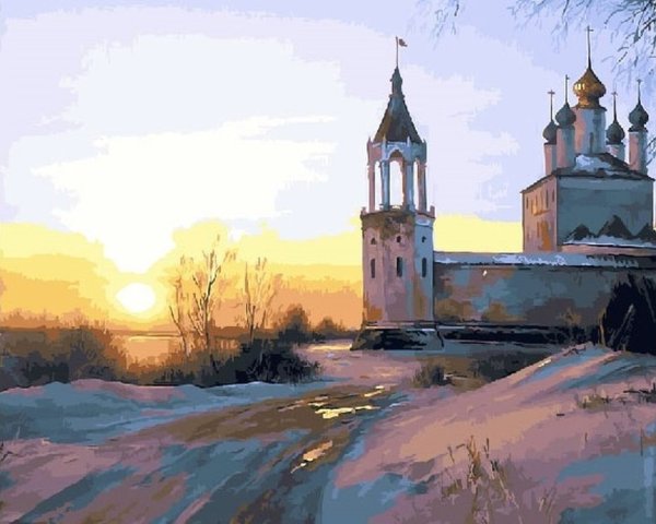 Картины художника Вячеслава Палачева зимой