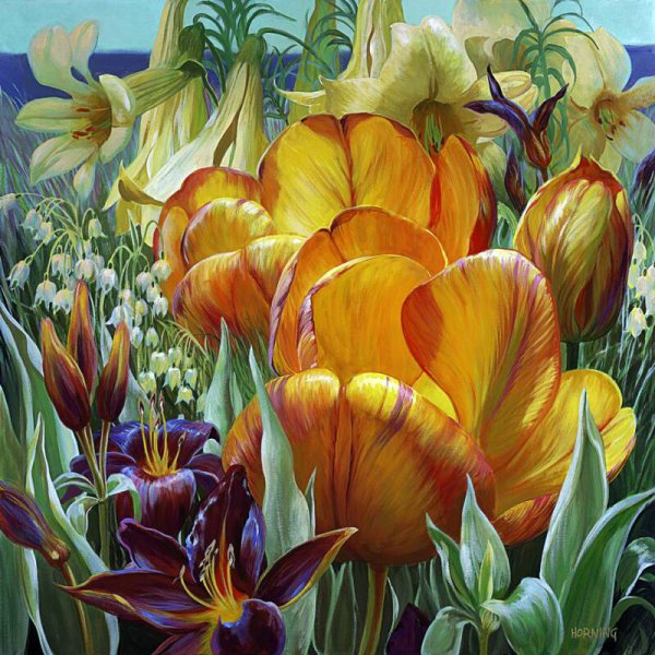 Американская художница Элизабет Хорнинг