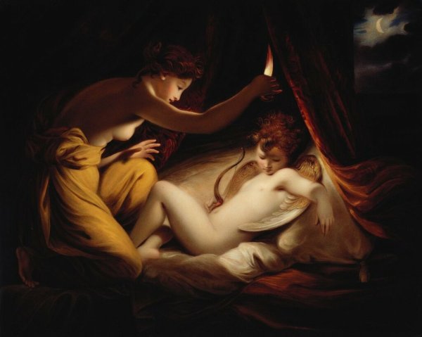 Амур и Психея Орацио Джентилески