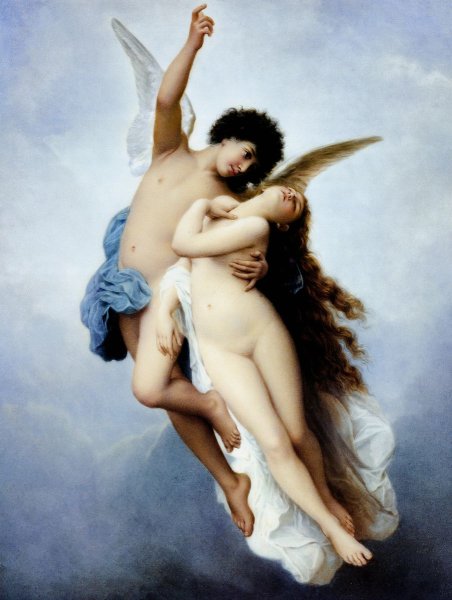 Амур и Психея картина