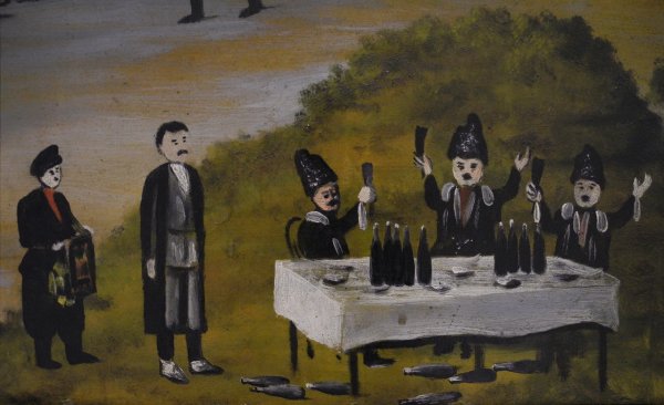 Нико Пиросмани грузинское застолье