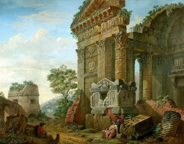 Архитектурная фантазия Шарль Луи Клериссо