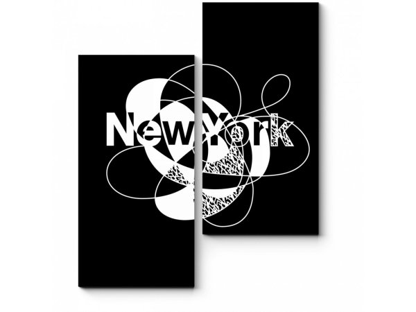 Черные картины с надписями