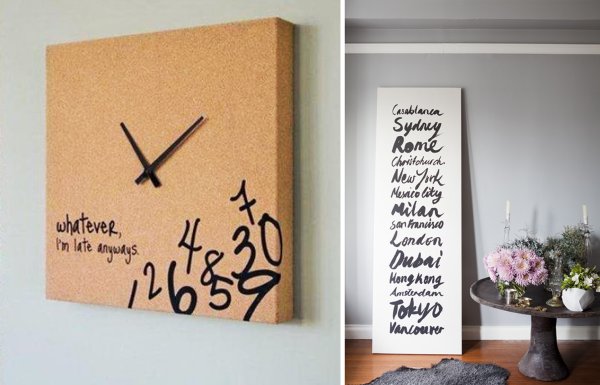 Надпись в прихожей на стене