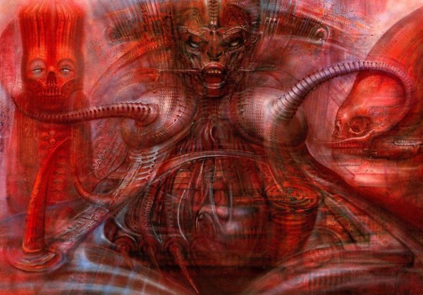 Ганс Рудольф Гигер биомеханика корабль