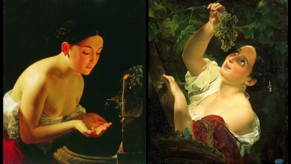 Карл Брюллов итальянское утро 1823