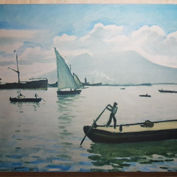 Альбер марке Неаполитанский залив репродукция на холсте Ленинград