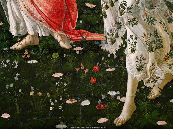 Весна Боттичелли нимфы