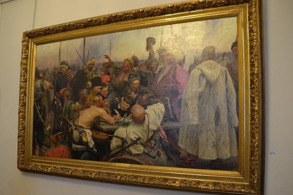 Репин запорожские казаки пишут письмо турецкому султану