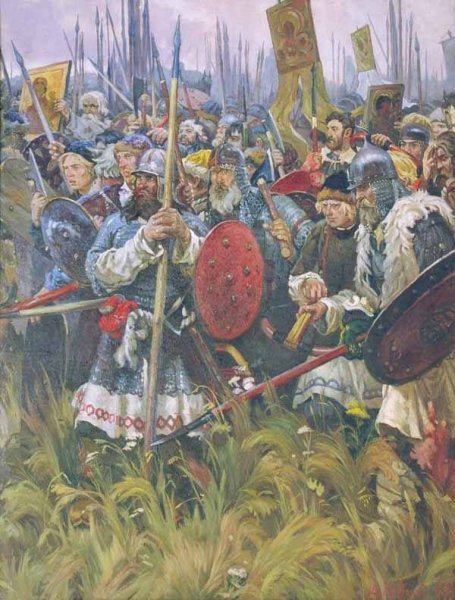 А. П. Бубнов. Утро на Куликовом поле, 1943–1947