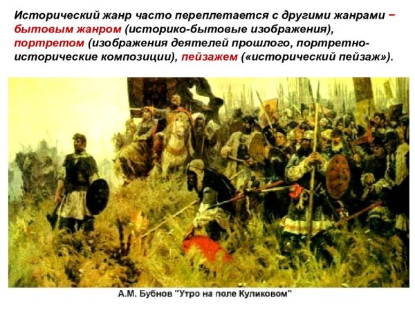 Александр Павлович Бубнов утро на Куликовом поле