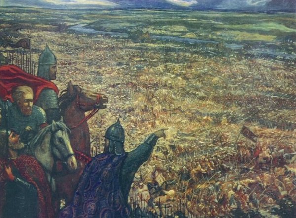 Куликовская битва утро на Куликовом поле