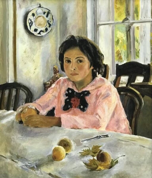 В. Серов. «Девочка с персиками». 1887 Г.