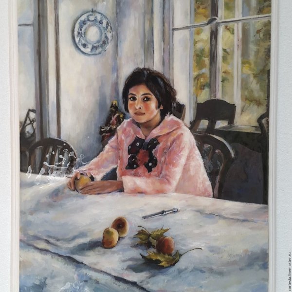 Серов девочка с персиками