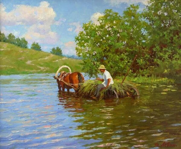 Пейзажи художника Левина Дмитрия