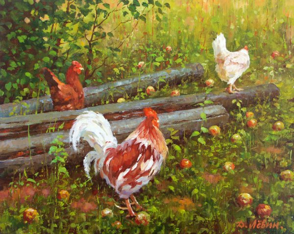 Художник Дмитрий Лёвин осень