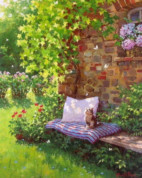 Деревня живопись Дмитрий Левин