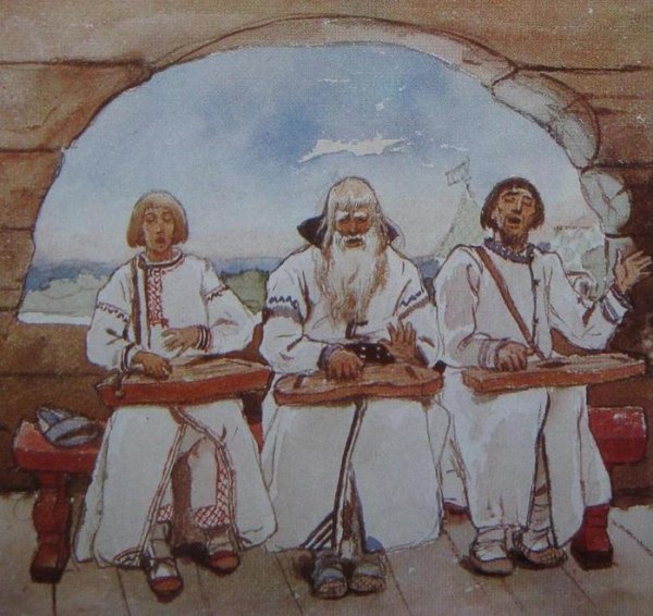 В.М.Васнецов «гусляры» 1899г.