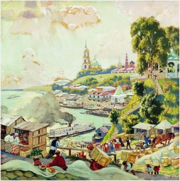 Кустодиев купчихи 1912