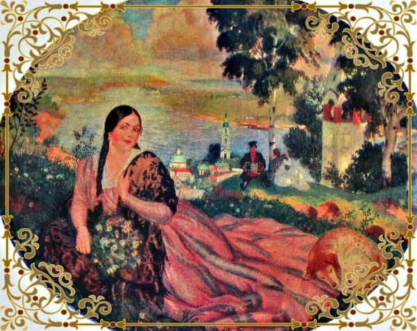 Борис Кустодиев картины Весна