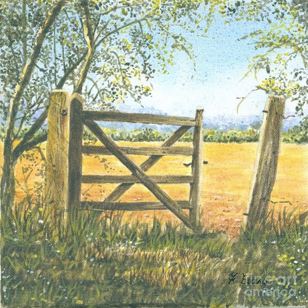 Деревенская женщина живопись