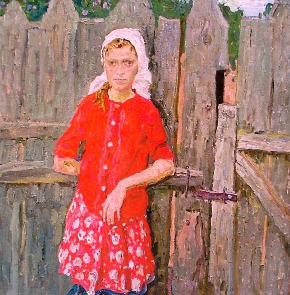 Стоит у калитки